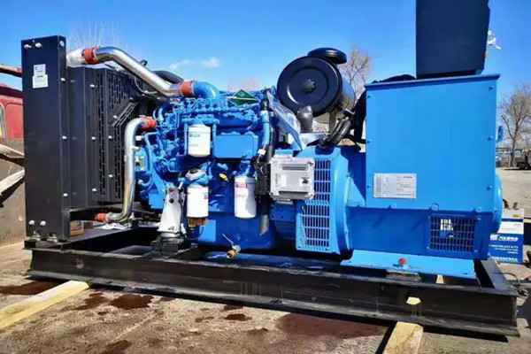 广州唐宏进口食品销售有限公司机电一批柴油发电机组发往客户手中